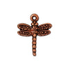 TierraCast Dragonfly Drop, Dangle or Charm, 2 Pcs. 4 Finishes - The Argus Collection