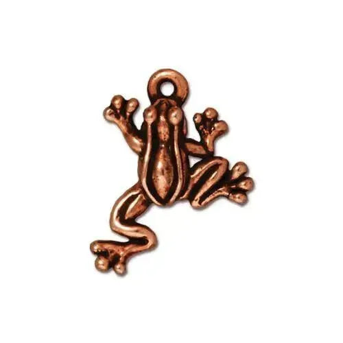 Tierracast Leap Frog Charms or Dangles, 2 Pcs. 5 Finishes - The Argus Collection