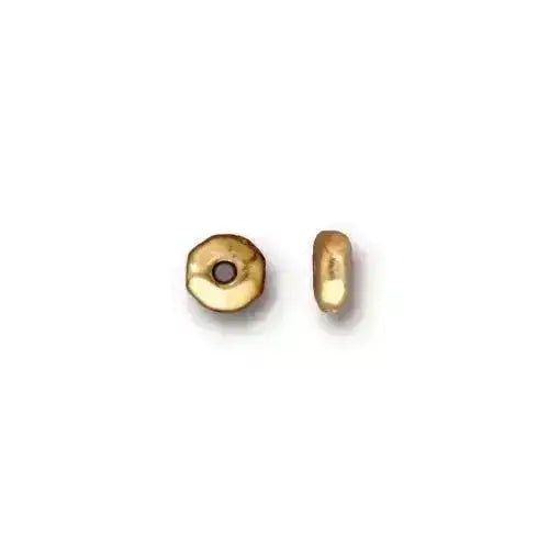 Nugget Heishi or Spacer Bead in 6 Finishes - The Argus Collection