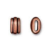 Crimpable Deco Barrel Beads, Tierracast, 2 Sizes, 4 Finishes - The Argus Collection