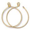 Charm Keeper Hoops, 42mm - The Argus Collection