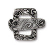 Jardin Toggle Clasp, 22x15mm, by TierraCast, 3 Finishes - The Argus Collection