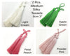 Medium Silky Tassels, 2 Pcs. 8cm - 3.2 Inches - The Argus Collection