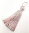 Luscious #8, Silk Tassels, Long & Thick 11cm (4.25") for Jewelry, Decor or Drapery, Red, Powder Pink, Lavender Mist - ArgusCollection