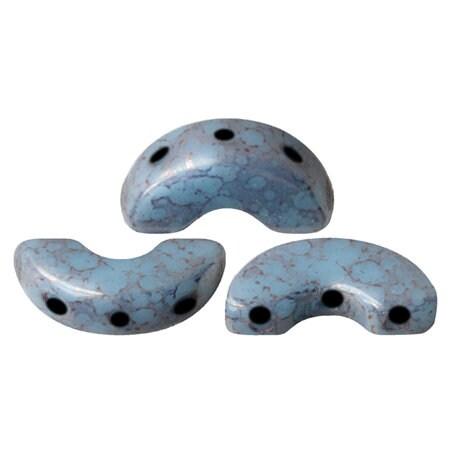 Arcos par Puca (30 Beads) Opaque Blue Turquoise Mix - The Argus Collection