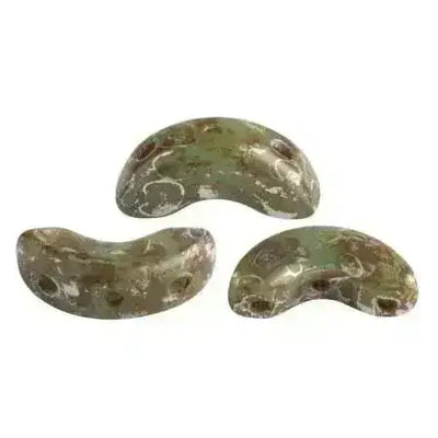 Arcos par Puca (30 Beads) Opaque Blue Turquoise Mix - The Argus Collection