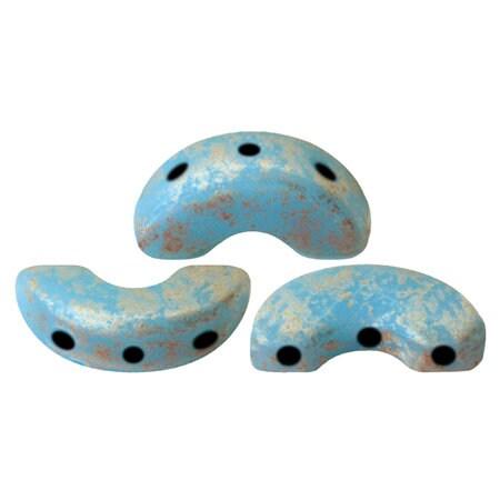 Arcos par Puca (30 Beads) Opaque Blue Turquoise Mix - The Argus Collection