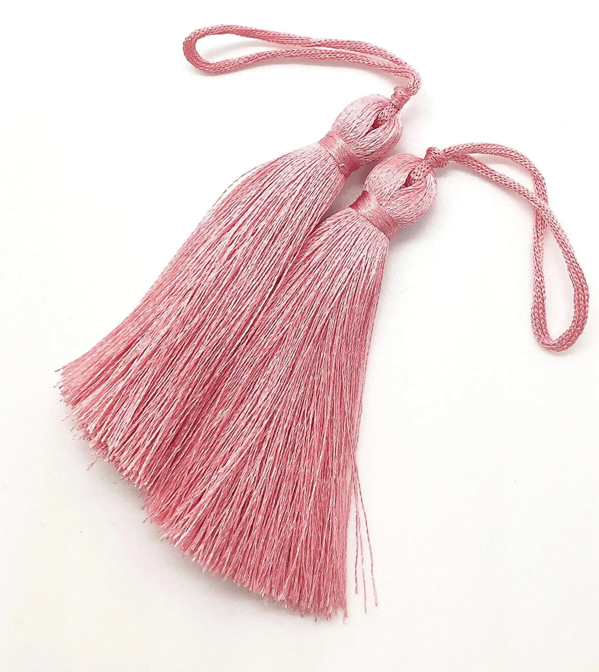 Medium Silky Tassels, 2 Pcs. 8cm, 3.2 Inches, - The Argus Collection