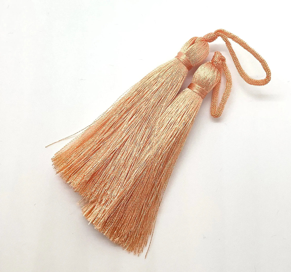 Medium Silky Tassels, 2 Pcs. 8cm, ~3 Inches - The Argus Collection