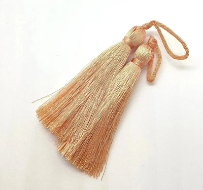 Medium Silky Tassels, 2 Pcs. 8cm, ~3 Inches - The Argus Collection