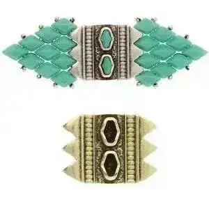 Mantrakia III, GemDuo Connectosr, with Glue-In Elements in 4 Finishes - The Argus Collection