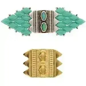 Mantrakia III, GemDuo Connectosr, with Glue-In Elements in 4 Finishes - The Argus Collection