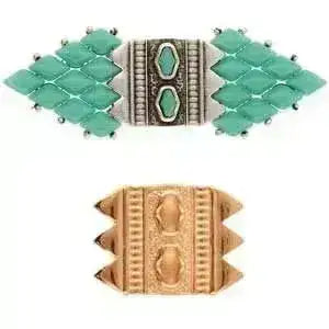 Mantrakia III, GemDuo Connectosr, with Glue-In Elements in 4 Finishes - The Argus Collection