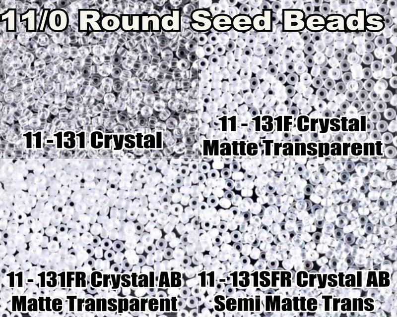 11/0 Miyuki Seed Beads 23g, 11-0131, 11-0131F, 11-0131FR, 11-0131SFR - The Argus Collection