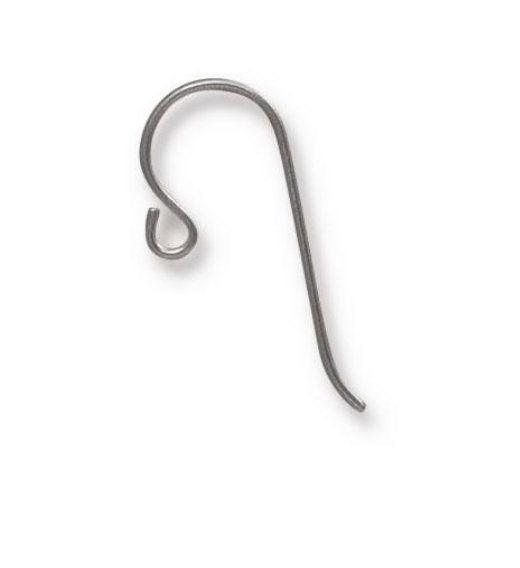 Niobium French Hook Earring Wires, Small Loop, Hypoallergenic - The Argus Collection