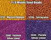 11/0 Miyuki Seed Beads 23g, 11-1233, 11-1236, 11-1340, 11-1344 - The Argus Collection