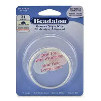 21 Gauge German-Style Half Round Wire in 2 Finishes - The Argus Collection