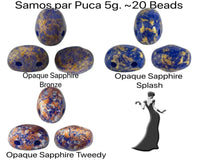 Samos par Puca 5g Opaque Sapphire Collection - The Argus Collection