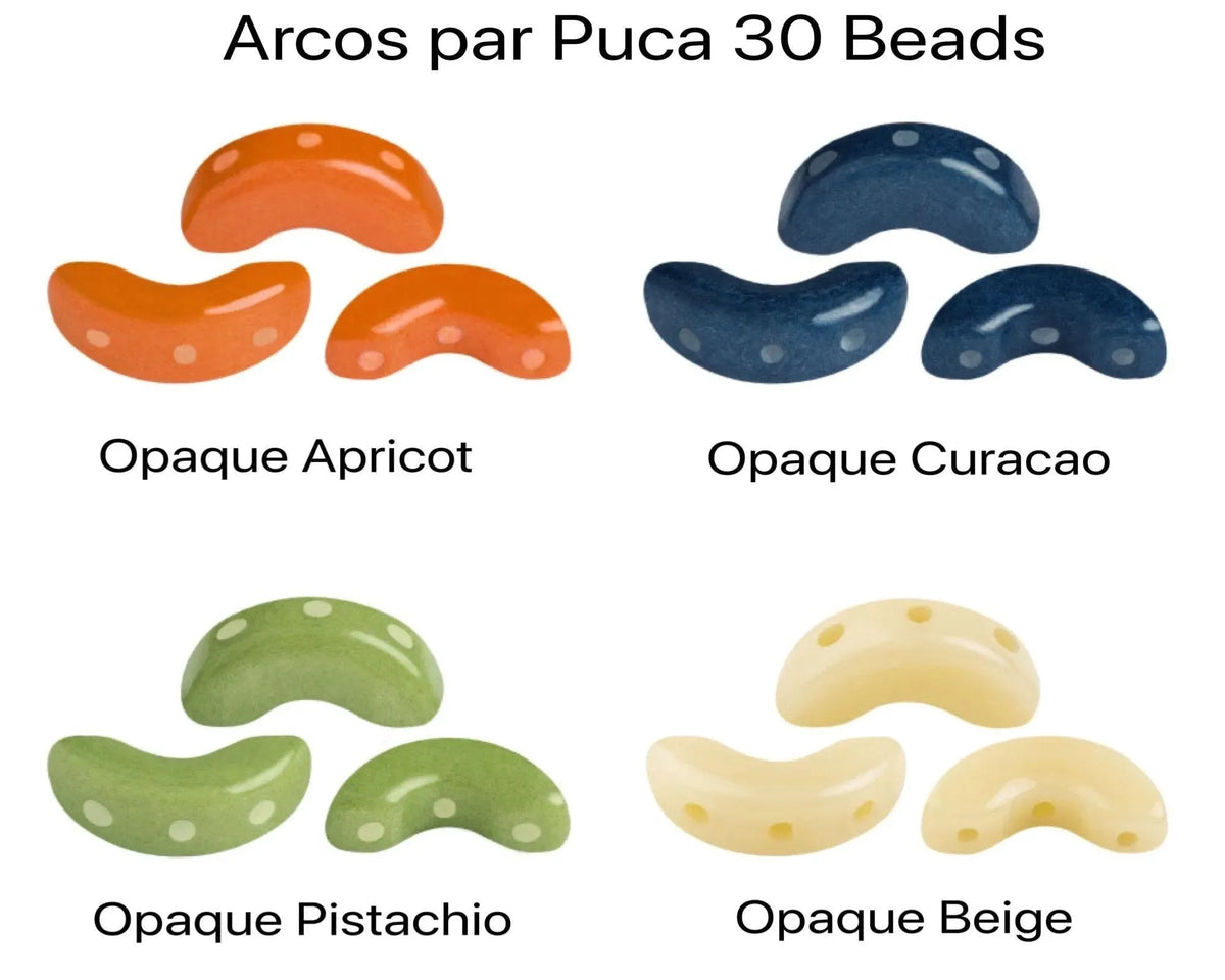 Arcos par Puca (30 Beads) Opaque Sorbet Mix - The Argus Collection