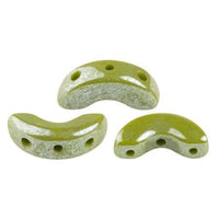 Arcos par Puca (30 Beads) Opaque Greens - The Argus Collection