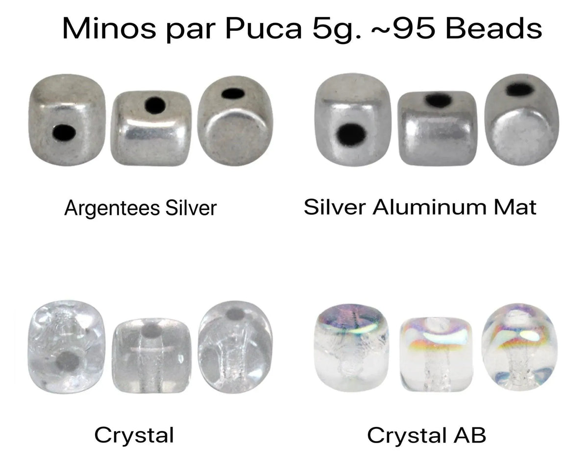 Minos par Puca 5g Silver/Crystal Mix Collection - The Argus Collection