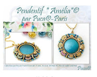 Cabochons par Puca, 25mm, Pastel II Collection - The Argus Collection