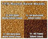 11/0 Miyuki Seed Beads 8.5g, 23g, 11-0003F, 11-0004, 11-0004F, 11-0005 - The Argus Collection