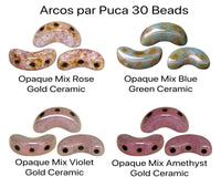 Arcos par Puca (30 Beads) Gold Ceramic Collection - The Argus Collection