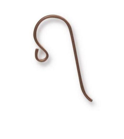 Niobium French Hook Earring Wires, Small Loop, Hypoallergenic