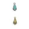 Valsamo, Cymbal Kite Bead Pendant Setting, 2 Pcs., 4 Finishes - The Argus Collection