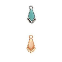 Valsamo, Cymbal Kite Bead Pendant Setting, 2 Pcs., 4 Finishes - The Argus Collection