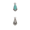 Valsamo, Cymbal Kite Bead Pendant Setting, 2 Pcs., 4 Finishes - The Argus Collection