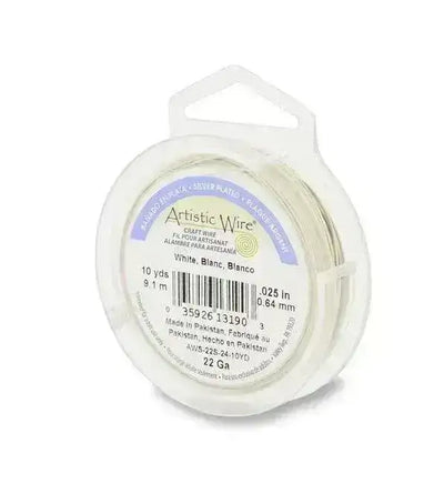 22 Gauge Artistic Wire, Silver Plated Finish in 8 Colors - The Argus Collection