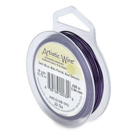 22 Gauge Artistic Wire, Silver Plated Finish in 8 Colors - The Argus Collection