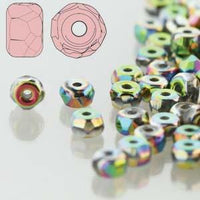 TRUE2 Faceted Rondelle Micro Spacers in 4 Colors - The Argus Collection