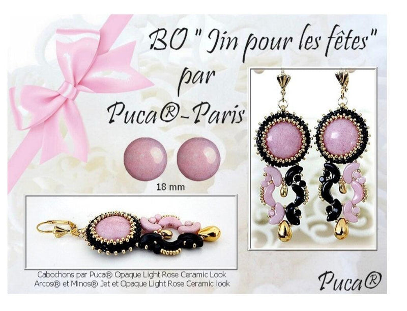 Cabochons par Puca, 18mm, Pastel III Collection - The Argus Collection