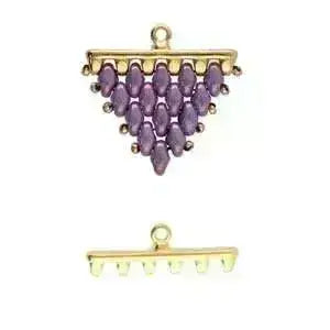 Rozos VI, Superduo Bead Endings, 2 Pcs. 4 Finishes - The Argus Collection