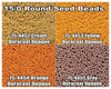 15/0 Miyuki Round Seed Beads 8.2g 15-4452, 15-4453, 15-4454, 15-4455 - The Argus Collection