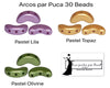 Arcos par Puca (30 beads) Pastel Collection - The Argus Collection