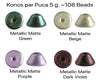 Konos par Puca 5g Matte Metallic Collection II - The Argus Collection