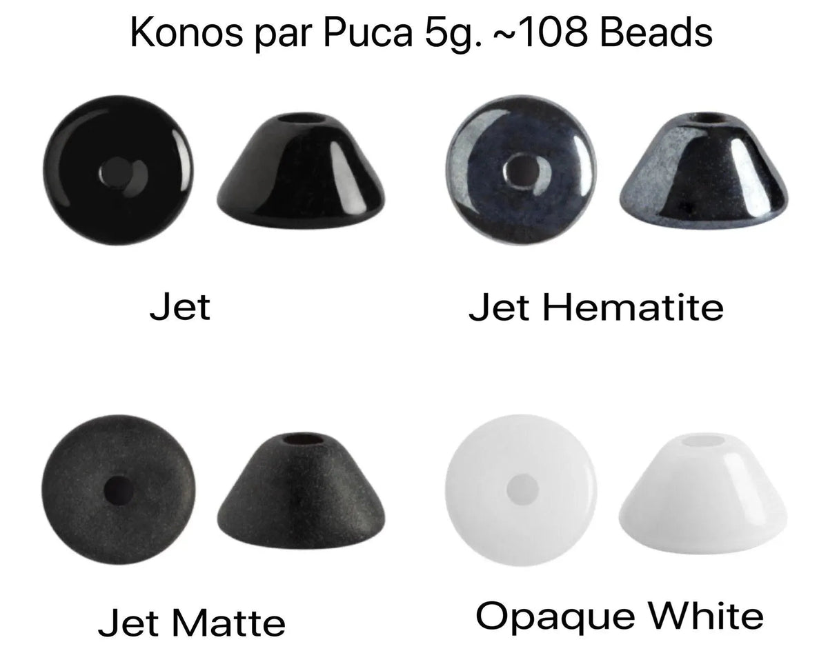 Konos par Puca 5g Jet/White Collection - The Argus Collection