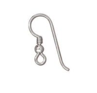 Sterling Silver or 14/20 Gold Filled Earring Wires with a Coil or Coil & 3mm Ball - The Argus Collection