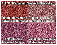 11/0 Miyuki Seed Beads 23g, 11-4208, 11-4209, 11-4210, 11-4210F - The Argus Collection