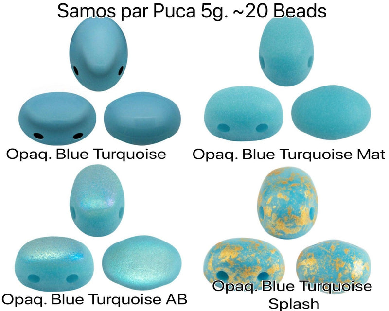 Samos par Puca 5g Blue Turquoise Collection - The Argus Collection