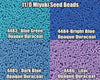 11/0 Miyuki Seed Beads 23g, 8,5g, 11-4483, 11-4484, 11-4485, 11-4486 - The Argus Collection