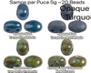 Samos par Puca 5g Opaque Blue Collection - The Argus Collection