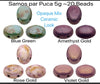 Samos par Puca 5g Opaque Mix Ceramic Collection - The Argus Collection