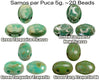 Samos par Puca 5g Green Turquoise Collection - The Argus Collection