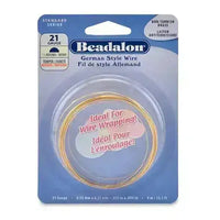 21 Gauge German-Style Half Round Wire in 2 Finishes - The Argus Collection