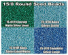 15/0 Miyuki Round Seed Beads 8.2g 15-0017F, 15-0018, 15-0018F, 15-0019 - The Argus Collection